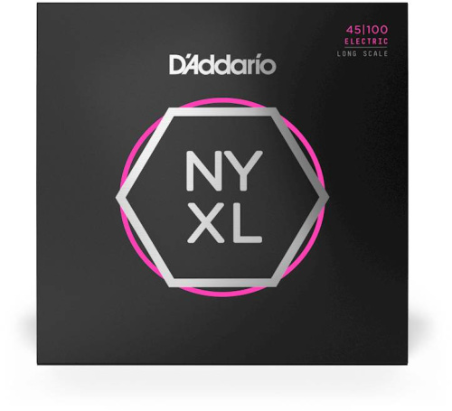 D'Addario NYXL45100 струны для бас-гитары ,Long Scale, Regular Light фото 2