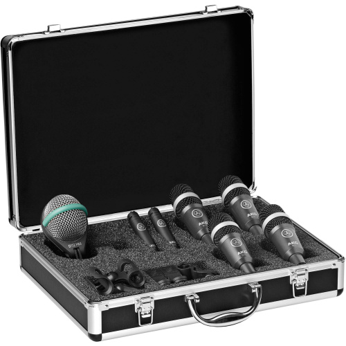 AKG DrumSet Concert 1 комплект микрофонов для ударных инструментов: 1 x D112, 4 x D40, 2 x C430