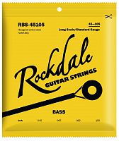 ROCKDALE RBS-45105 Струны для бас-гитары с шестигранным сердечником и никелевым покрытием. Размер: 045-105