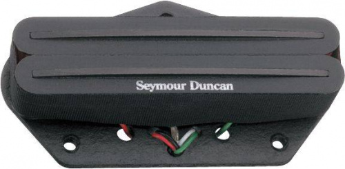 SEYMOUR DUNCAN SHR-1B HOT RAILS FOR STRAT BLACK Звукосниматель для электрогитары, мини-хамбакер, Strat, черный, бридж, рельсовый. Магниты: Ceramic Bar