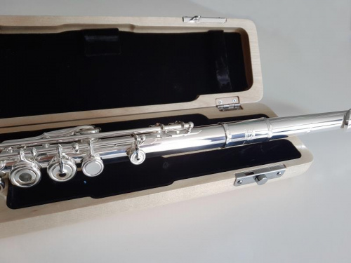 Artist AF-800RBSSO Флейта открытые клапаны во французском стиле не в линию паяные звуковые отверстия с коленом B Е-механика головка корпус и нижнее ко фото 6