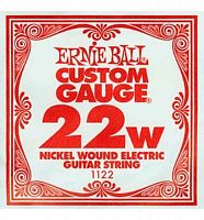 Ernie Ball 1122 струна для электро и акустических гитар, никель, в оплётке, калибр .022