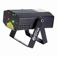 American DJ Micro Star зелено-красный лазер мощностью 30мВт+красный лазер мощностью 80мВт, свыше 200