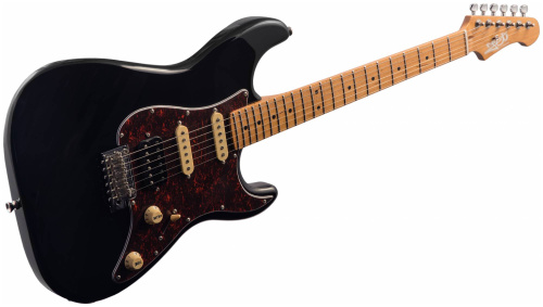 JET JS-400 BK электрогитара, Stratocaster, корпус липа, 22 лада, HSS, tremolo, цвет BK фото 8