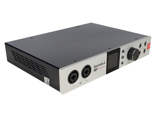Antelope Audio Discrete 4 Pro Synergy Core Аудиоинтерфейс 24 бит/192 кГц, 14x20, аналоговые входы: 4, линейные выходы: 4, микрофонные предусилители: 4 фото 5