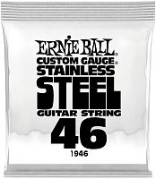 Ernie Ball 1946 струна одиночная для электрогитары Серия Stainless Steel Калибр: 46 Сердцевина: