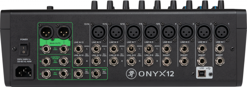 MACKIE ONYX12 12-канальный микшер с поканальной записью, процессором эффектов и USB фото 4