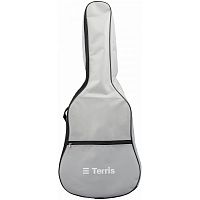 TERRIS TGB-C-01GRY чехол для классической гитары, без утепления, 2 наплечных ремня, цвет серый