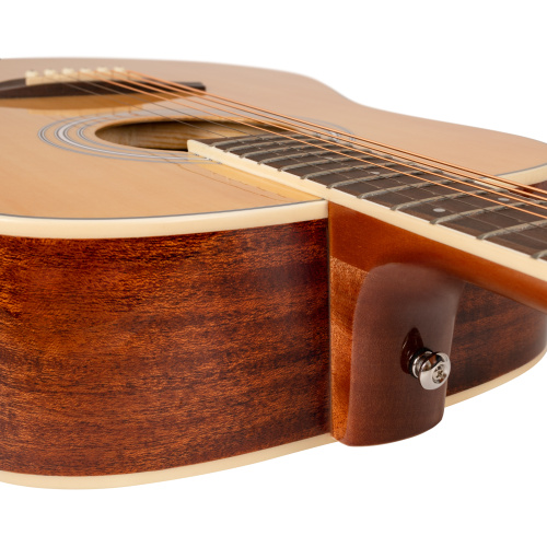 ROCKDALE Aurora D6 Gloss NAT акустическая гитара дредноут, цвет натуральный, глянцевое покрытие фото 4