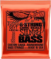 Ernie Ball 2838 струны для 6-струнной бас-гитары Nickel Bass LS Slinky 6 (32-45-65-80-100-130)