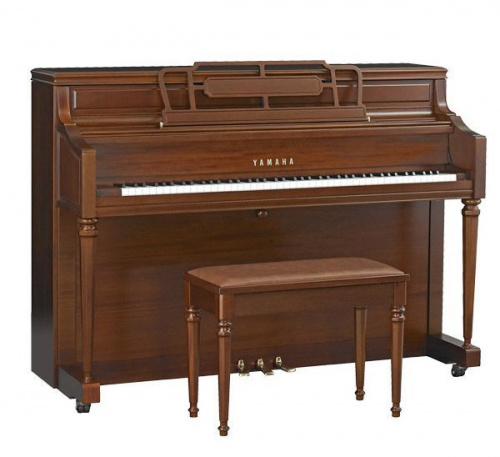 Yamaha M2SDW пианино 110см, консольного типа, цвет тёмный орех, сатинированное, с банкеткой