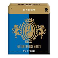 RICO Grand Concert Bb Clarinet TRADITIONAL 3,0x10 (RGC10BCL300) Трости для кларнета Bb-3, (10шт)