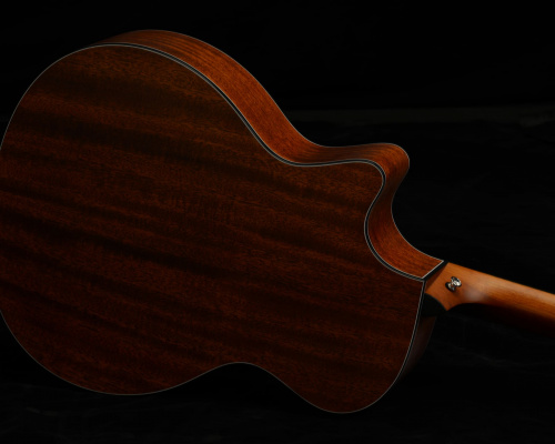 KEPMA F0-GA Top Gloss BS электроакустическая гитара, цвет вишневый санберст, в комплекте чехол фото 6