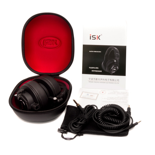 ISK MDH9000 профессиональные мониторные накладные наушники закрытого типа, цвет черный фото 6