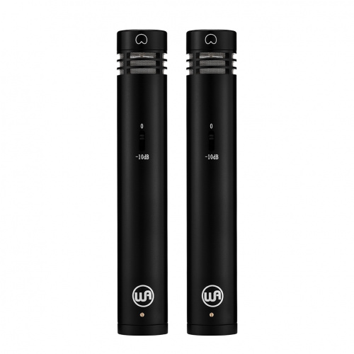 WARM AUDIO WA84-C-B-ST Stereo Pair Black Подобранная стерео-пара узкомембранных конденсаторных микрофонов, цвет черный
