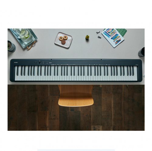 Casio CDP-S160BK цифровое фортепиано, 88 клавиш, 64 полифония, 10 тембров, вес 10,5 кг фото 5