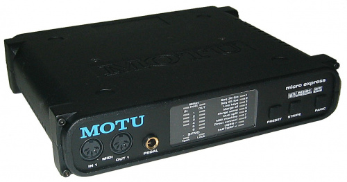 MOTU micro express Внешний (USB) MIDI интерфейс: 4 вход, 6 выход фото 2