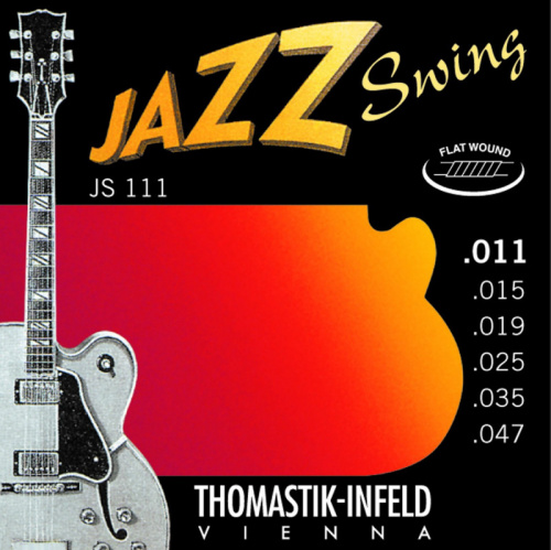 THOMASTIK JS111 струны серии Jazz Swing для джазовой электрогитары, 11-47