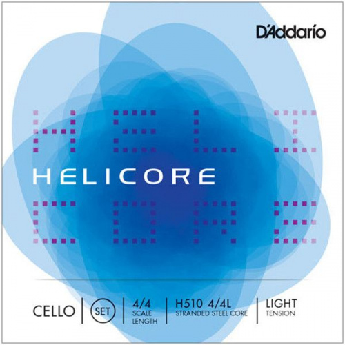 D'Addario H510 4/4L helicore cello set light 4/4 - струны для виолончели
