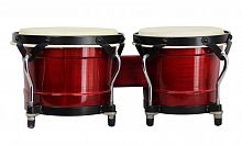 AP Percussion CX-D121B-RW Бонго 6,5"*7,5", корпус махагон, мембрана кожа, обод 3мм, лаги 7 мм, фурни
