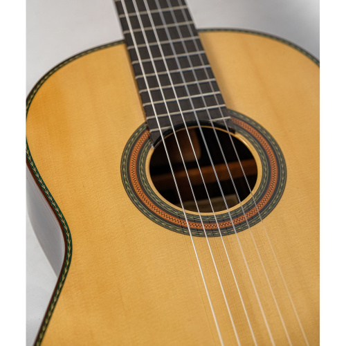 Manuel Adalid Torres мастеровая классическая гитара 4 4 с кейсом, массив ели, цвет натуральный фото 3