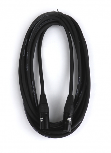 AuraSonics XMXF-5B кабель микрофонный XLR(F)-XLR(M) 5м, черный фото 2
