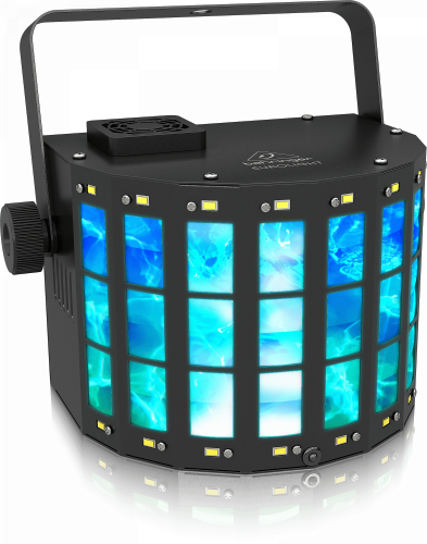 Behringer LED DERBY DSL1 светодиодный прибор эффектов, RGBW + стробоскоп (16 ультра-ярких SMD), Auto Mode, DMX 512, sound control и Master/Slave Mode
