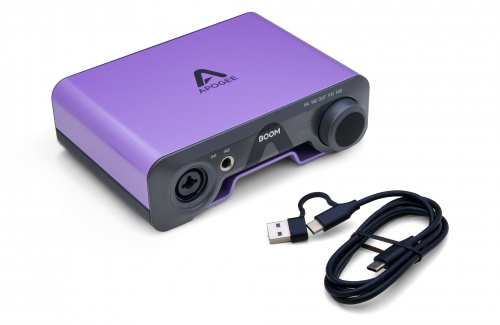 Apogee Boom интерфейс USB-C мобильный 4-канальный с DSP для Windows, Mac и iPad Pro, 192 кГц. Питани фото 3