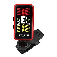 FZONE K1 Red хроматический тюнер-прищепка, цветной экран, энергосбережение, красный, с батарейкой