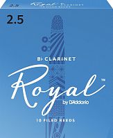 D'ADDARIO WOODWINDS RCB1025 ROYAL, BB CLAR, 2.5, 10 BX трости для кларнета, размер 2.5, 10 шт