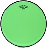REMO BE-0312-CT-GN Emperor Colortone Green Drumhead 12 цветной двухслойный прозрачный пластик з