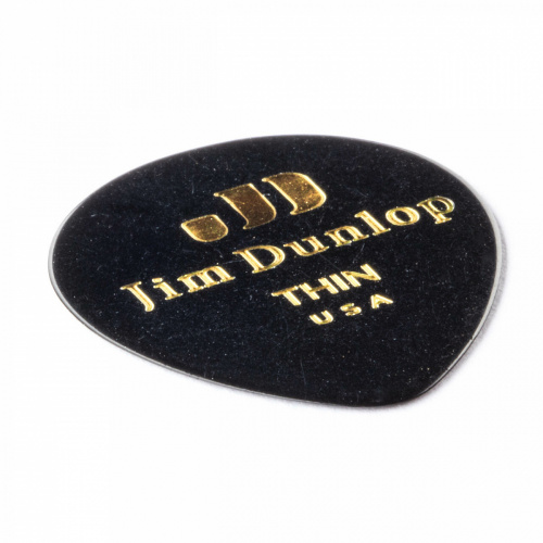 Dunlop Celluloid Black Teardrop Thin 485P03TH 12Pack медиаторы, тонкие, 12 шт. фото 2