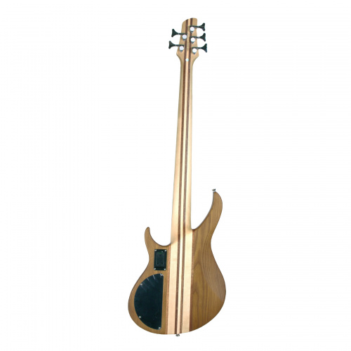 REDHILL JB500/NA бас-гитара 5-стр., H+H, 864 мм, корпус ясень, сквозной гриф клен+махагон, натурал фото 5