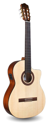 CORDOBA IBERIA C5-CE SP электроакустическая классическая гитара с вырезом, цвет натуральный фото 2
