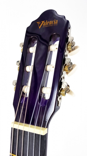 Valencia VC104PPS Гитара классическая, цвет Purple Sunburst фото 11