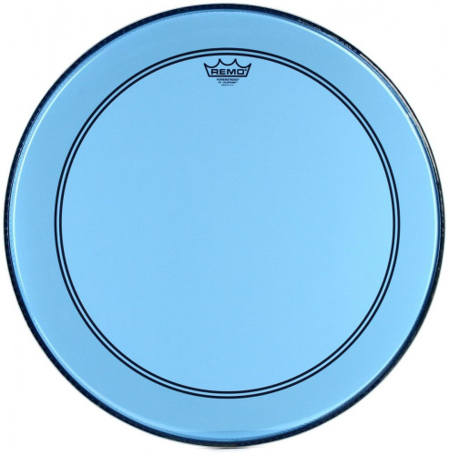 Remo P3-1322-CT-BU 22 Powerstroke Colortone пластик для бас барабана прозрачный,однослойный,синий