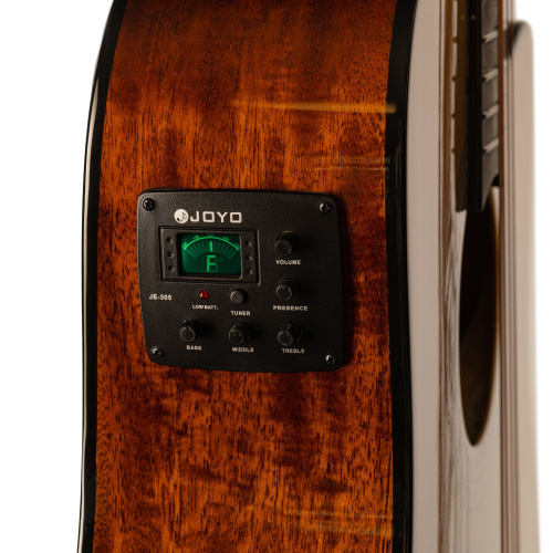 ROCKDALE Aurora D5-E Gloss C NAT электроакустическая гитара дредноут с вырезом, цвет натуральный, глянцевое покрытие фото 7