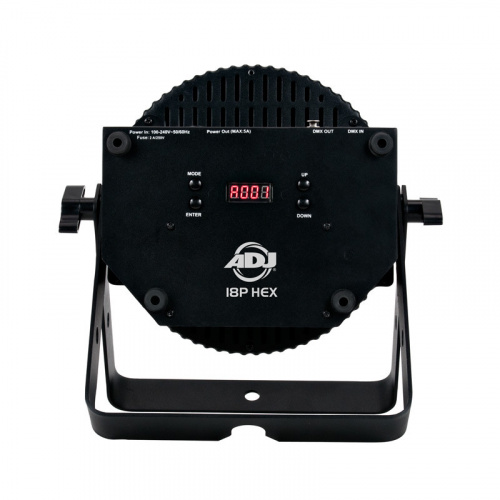 American DJ 18P HEX Прожектор светодиодный: 8 х шестицветных светодиодов мощностью 12 Вт, угол луча 30°, 63 фото 2
