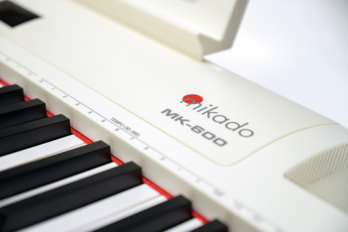 Mikado MK-600W Синтезатор 88 клавиш, цвет белый фото 4