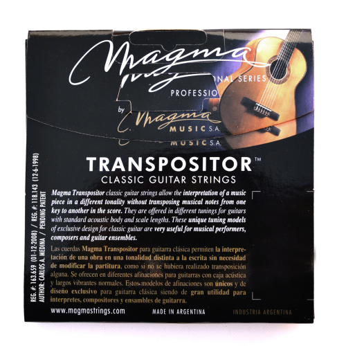 Magma Strings GCT-CELLO Струны для классической гитары 1B 2E 3A 4D 5G 6C нестандартный строй, Серия: Transpositor, Обмотка: посеребрёная. фото 2