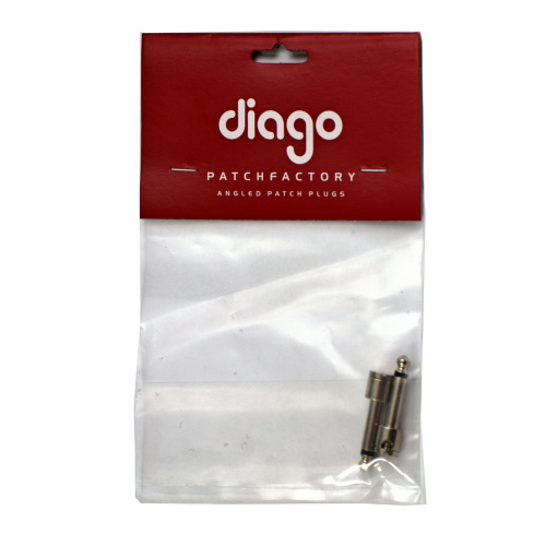 Diago PF02 2-x угловой штекер Set (Jack 1/4 ) для подключения эффектов фото 3
