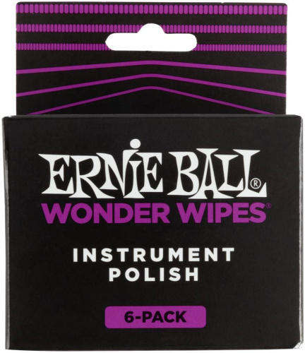 Ernie Ball 4278 полироль для гитары (салфетки), упаковка 6шт.