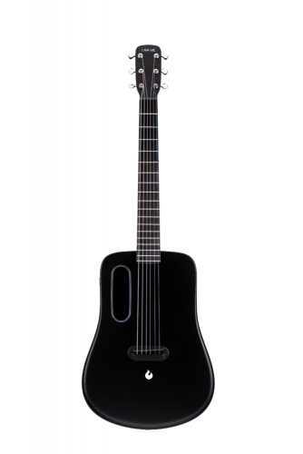 LAVA ME 2 E-Acoustic Black электроакустическая гитара со звукоснимателем, материал: карбон, цвет: черный
