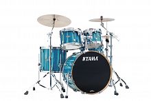 TAMA MBS42S-SKA STARCLASSIC PERFORMER ударная установка из 4-х барабанов, цвет голубой (светлые и темные полосы), клён/берёза