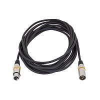 Rockcable RCL 30353 D7 Микрофонный кабель XLR(M) XLR( F) 3 м Металл. корп.
