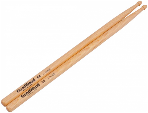 VATER GW5BW барабанные палочки 5B, серия Goodwood (2 сорт), деревянный наконечник, материал гико фото 2