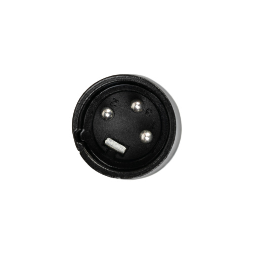 ROCKDALE XLR058 металлический кабельный разъем XLR папа (male) 3pin, цвет черный фото 3