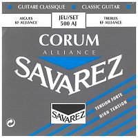 Savarez 500AJ Corum Alliance Blue high tension струны для кл. гитары нейлон