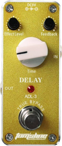 TOMSLINE ADL-3 Педаль эффектов Delay, размер mini, питание от БП 9в