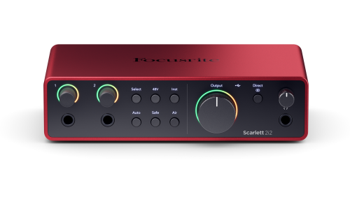 FOCUSRITE Scarlett 2i2 4th Gen аудио интерфейс USB, 2 входа/2 выхода фото 3